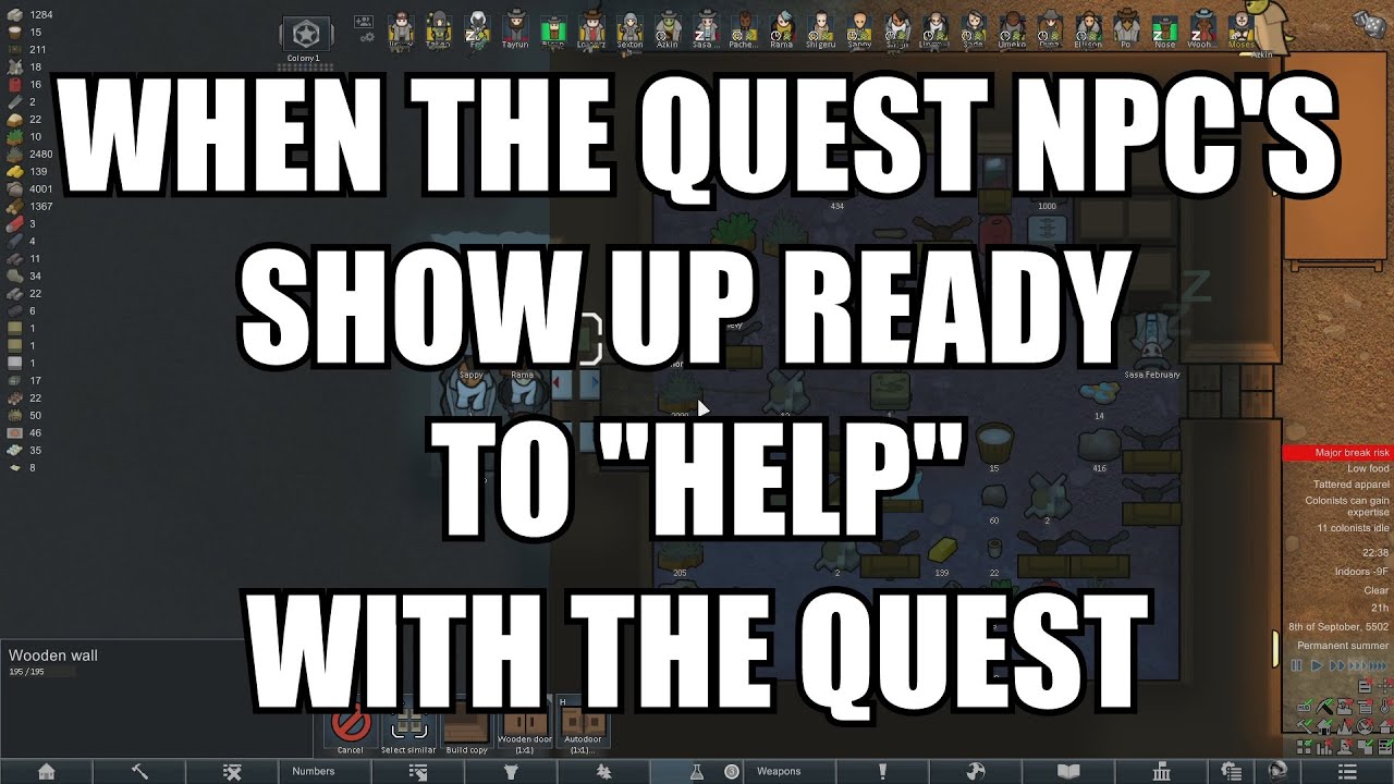 [Highlight] When The Quest NPC's Show Up Ready To 