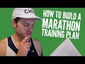 A serious runner builds a marathon training plan