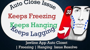 How to Solve Jawline App Auto Close | Keeps Freezing | Not Responding Issue Solve on Android