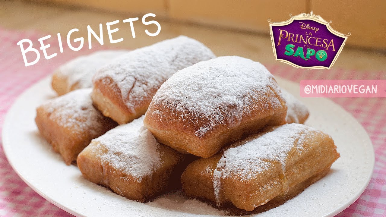 BEIGNETS VEGANOS - LA PRINCESA Y EL SAPO / Midiariovegan