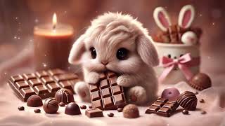 🍫 Calm Chocolate Bunny LoFi Vibes for Stress Relief and Study 🐰✨ screenshot 5