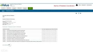 How to view Instructor evaluation data on eValue.