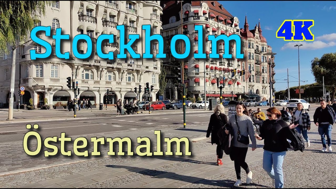 Швеция, прогулка по улицам Стокгольма в Эстермальме 4K #sweden #stockholm #swedenwalk...