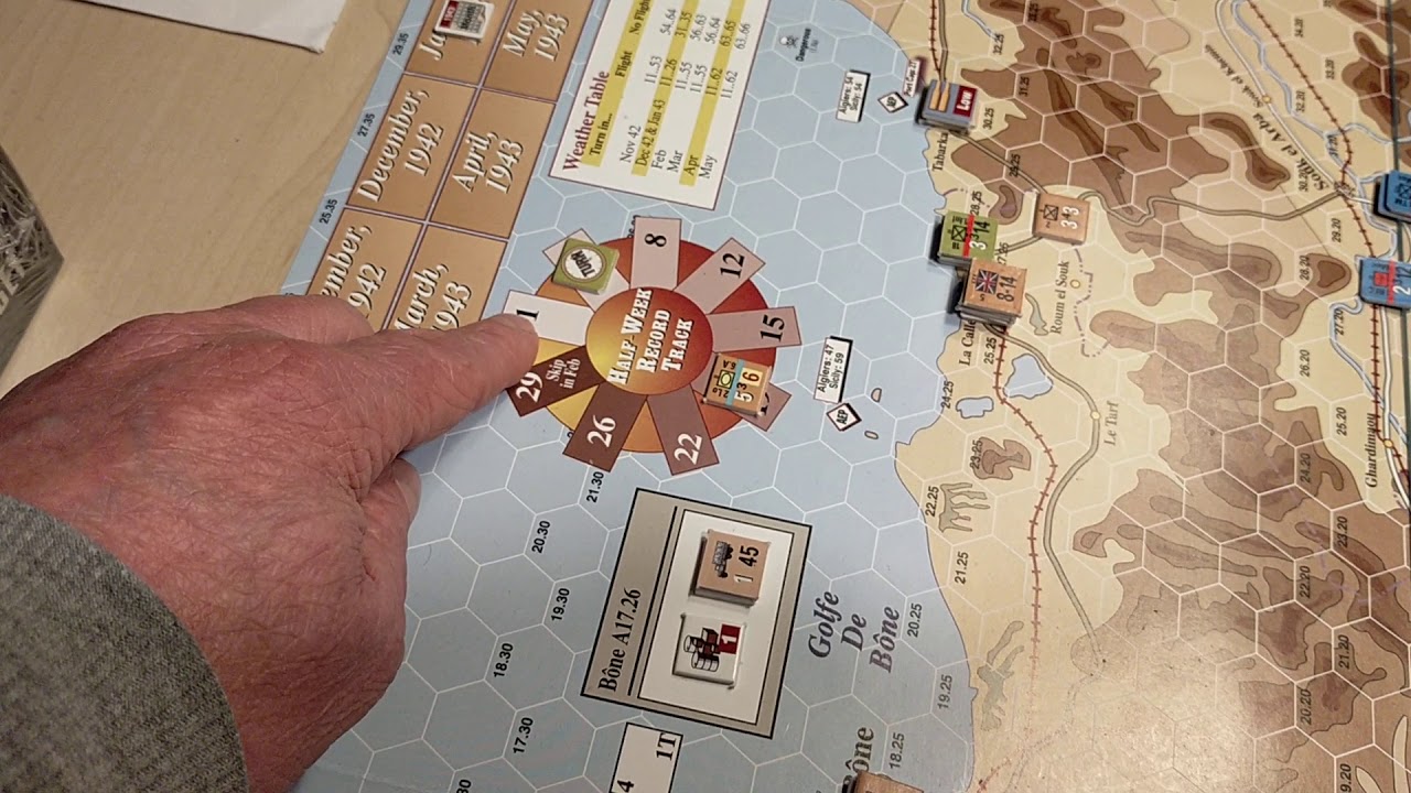 Tunisia II AAR OCS Part 2 The Gamers Multiman Publishing YouTube