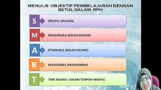 Bicara Ilmu PPDTM (117) 24 Sep 2020 Tajuk: PENULISAN RPH