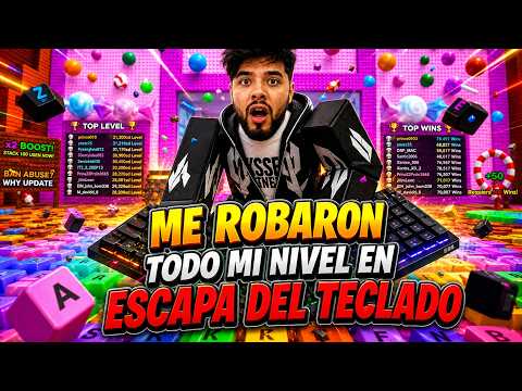 me ROBARON mi nivel en escapa de teclado