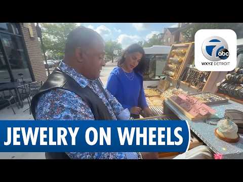 Detroit-area entrepreneur turns her van into a rolling jewelry store called Divine Crystal