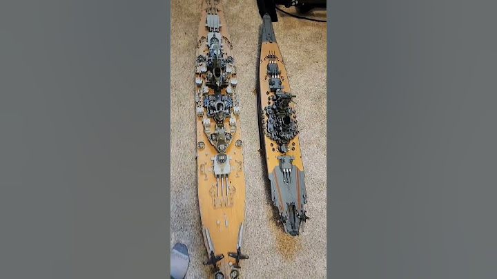 Missouri vs. Yamato: 1/150 vs. 1/200 scale #shorts #rc #ships