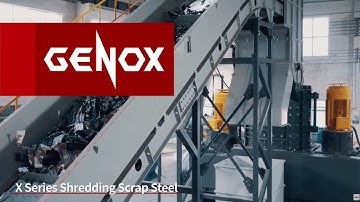 Twin Shaft Shredder - Tires/Car Shells/Home Appliances/Wood/Aluminium | Genox