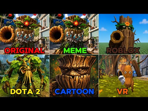 PVZ Meme Tree Original vs ALL VERSION 