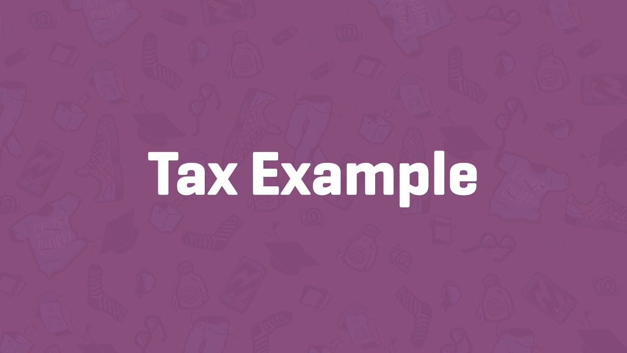 Tax Rate Example - WooCommerce Guided Tour