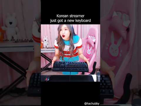 Korean streamer just got a new keyboard thumbnail