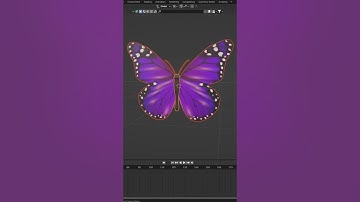 Butterfly animation Part 3 #blender #3dmodeling #3danimation #3dmodelingsoftware #blender3danimation