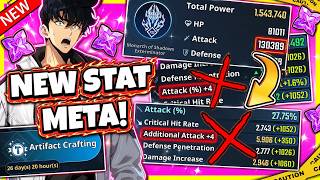 OMG! NEW ARTIFACT & CORE STAT META! JINWOO & HUNTERS! ARTIFACT CRAFTING EVENT [Solo Leveling: Arise]