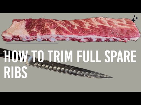 How to Trim Full Pork Spare Ribs into St. Louis Style Cut