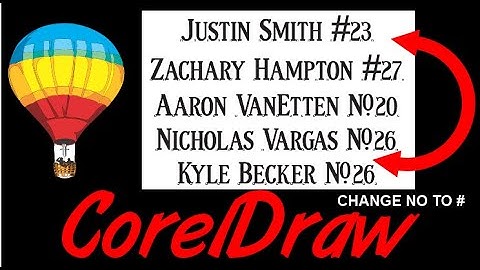 CorelDraw Tips & Tricks Change one letter of TEXT to a other font