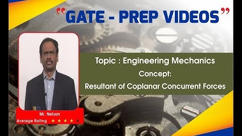 Resultant of Coplanar Concurrent Forces Analytical Method I Engineering Mechanics I ME, CE I GATE