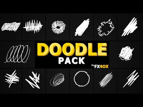 Scribble Elements - Moving Doodle Overlay effects (Ae, Pr, Dr, FCPX)