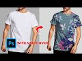 How to Add Patterns to Clothing in Photoshop | Putting  Any Design on a Shirt using Photoshop