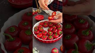 🌶️ Firinda Kirmizi Süs Bi̇beri̇ Dolmasi Az Malzemeyle Efsane Lezzet