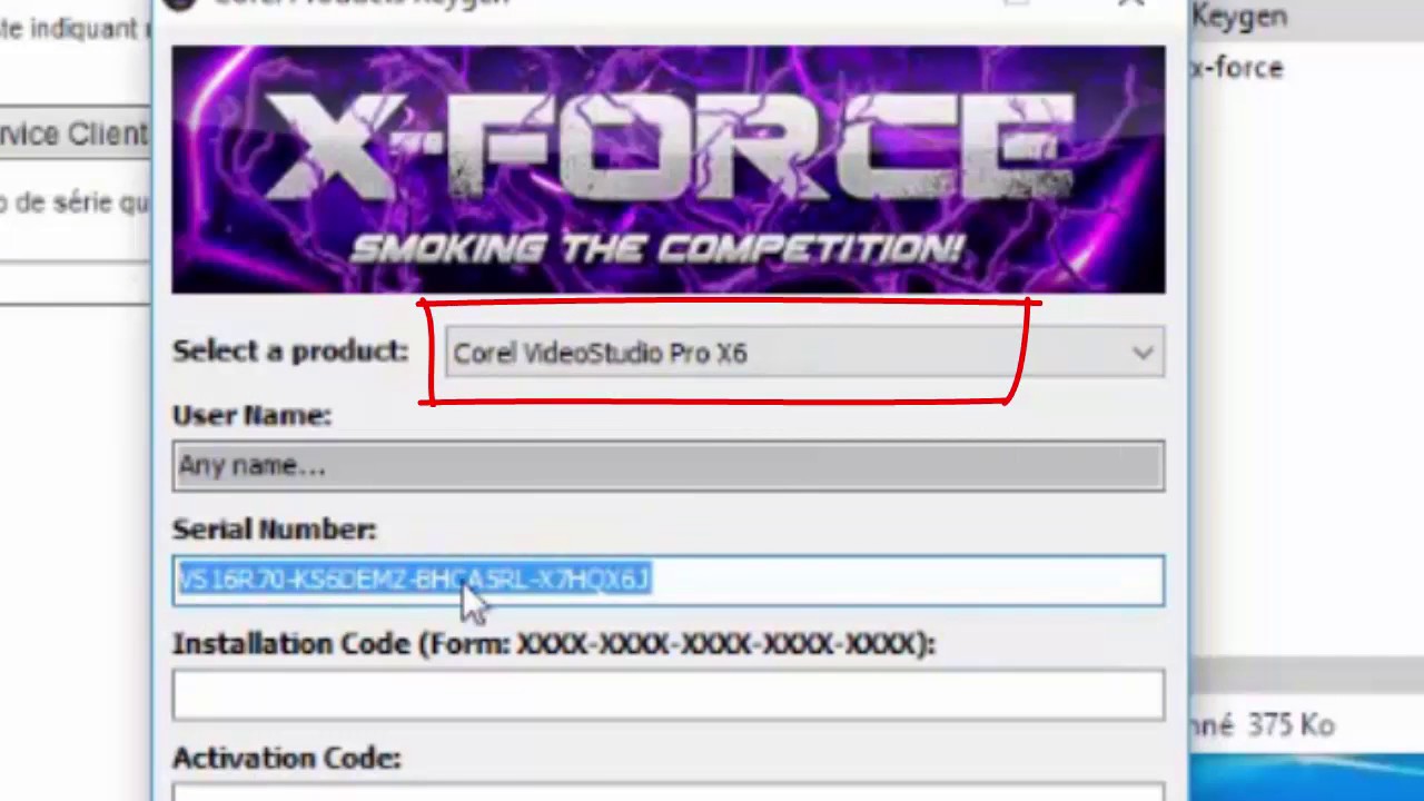 كراك برنامج Corel Videostudio Pro X6 مع كيفية التفعيل مجاني Keygen Xforc Youtube