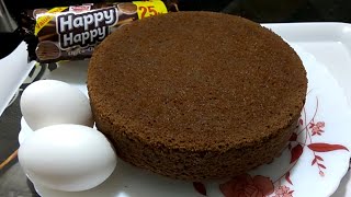 Happy Happy Biscuit Cake with Egg in Pressure Cooker | Yummy Happy Happy Biscuit Cake without Oven