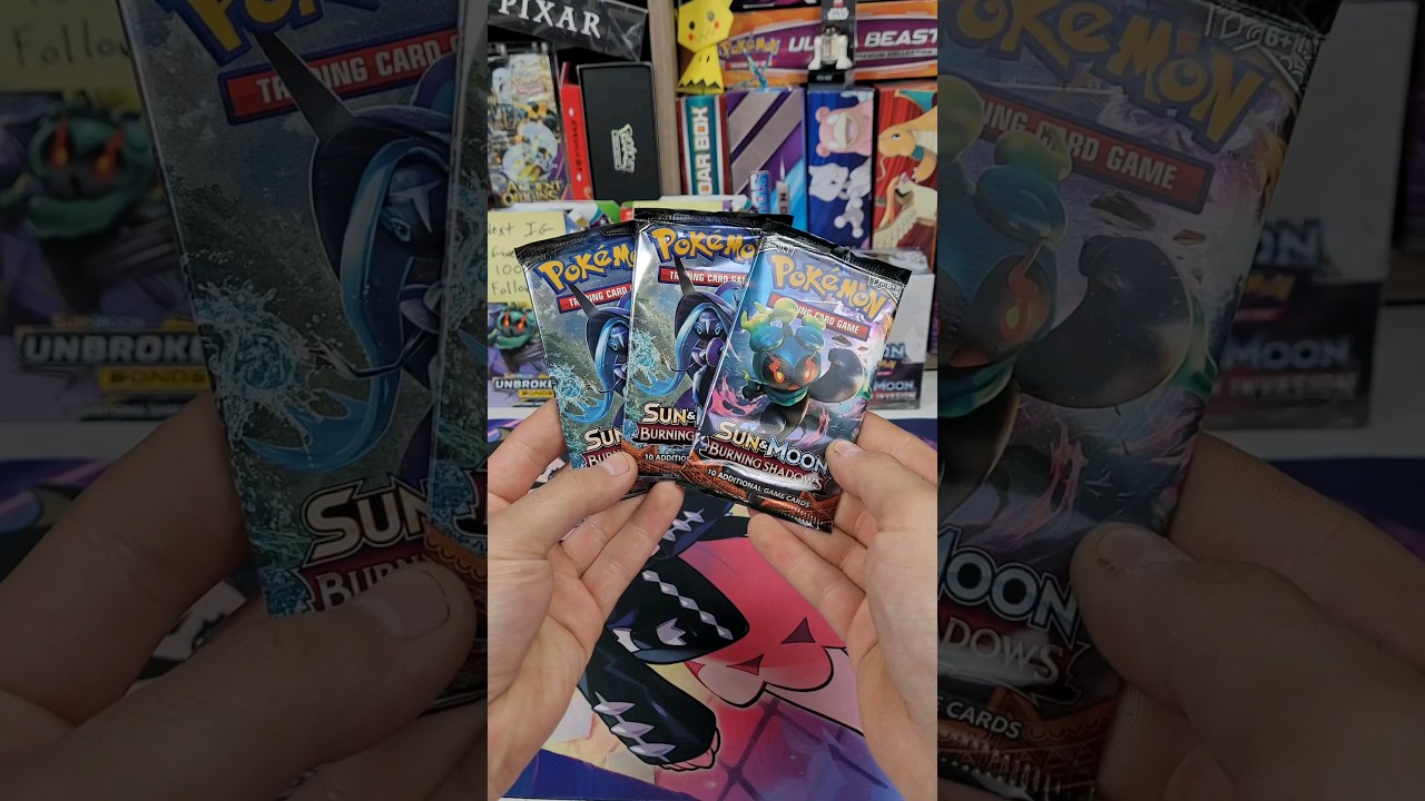 ❌️✂️ ERROR - Crimped Cards from Sun and Moon Burning Shadows 