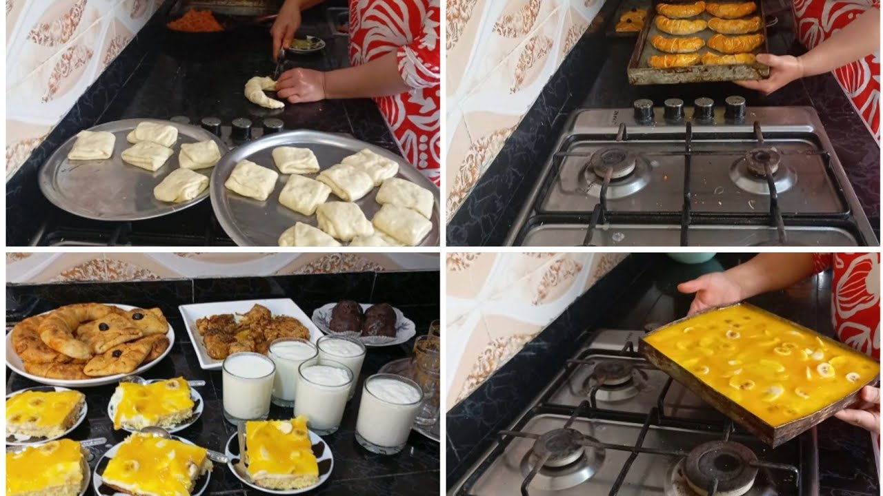 وجدت فطور كامل مكمول👌درت لخاطر لولادي وجدت ليهم داكشي لي كيبغيو 👍