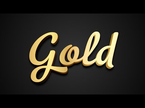 Golden text effect in Adobe Illustrator | Pixel Academy
