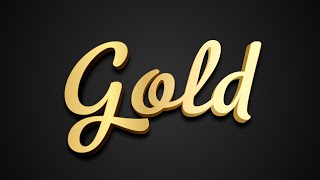 Golden text effect in Adobe Illustrator | Pixel Academy