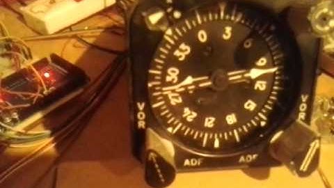 DC-9 avionics via Arduino: RMI: CRS tape