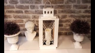 Поделки Фикс Прайс / Фонарь Из Брусочков Игры  Башня  2023/ Diy  Decor