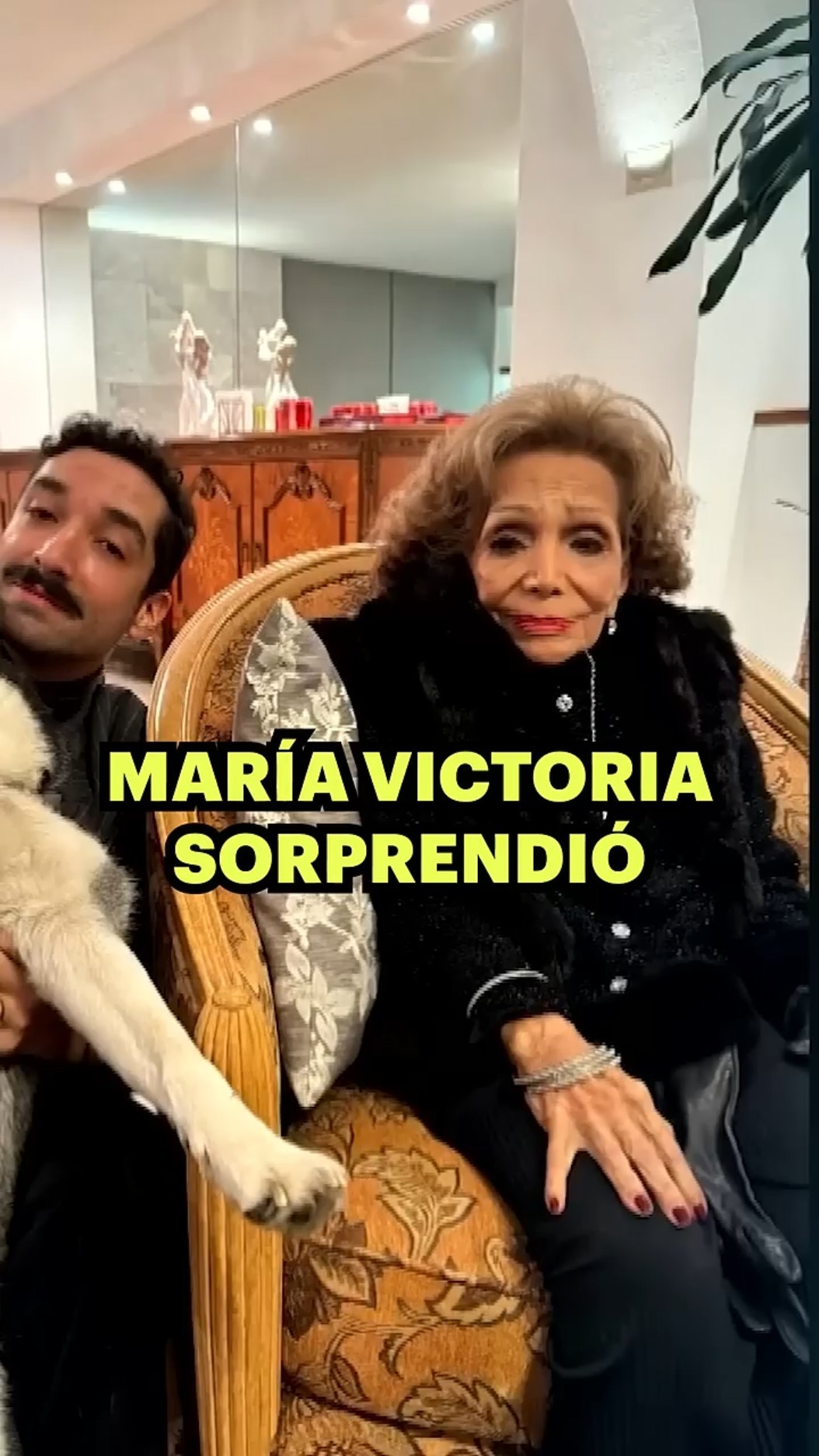 ? #MaríaVictoria reaparece en redes sociales a sus 97 años de edad #CuéntameloYa