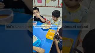 Healthy meals, happy hearts! Lunch time at Kiddie Cloud Montessori 🍎✨ #kidsyoutube #activekids