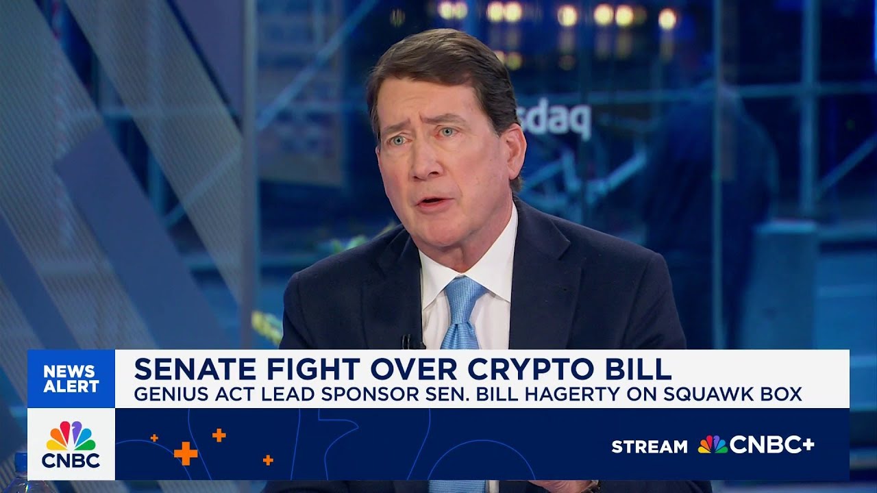 Sen. Bill Hagerty on Genius Act: Establishes regulatory framework to issue  stablecoins in America