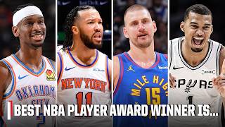 The 2026 ESPY Award for Best NBA Player goes to... | NBA Today