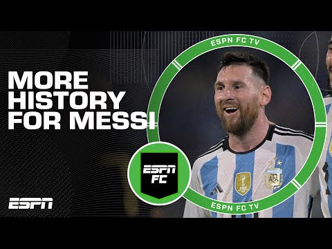 More international history for Lionel Messi 🔥 Surpasses 100 intl goals [REACTION] 