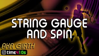 String Gauge vs Spin | Rarely Considered Factors