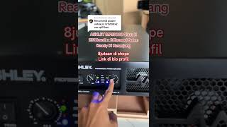 POWER ASHLEY MA10000 Class H original 2channel x 2300watt spek balap lapangan