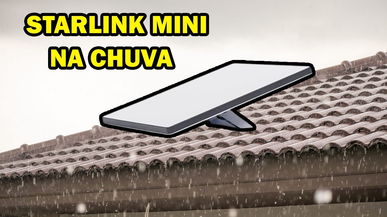 STARLINK MINI NA CHUVA SERÁ QUE FUNCIONA? - YouTube