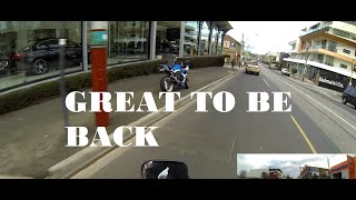 BACK ON THE BIKE! FEELS GREAT
OVER 1000 SUBS NOW!
929 NEARLY DONE!
OFF MY RESTRICTIONS!
My Brother let me borrow his vfr and take it to work!
- GP hero 3 black BACK ON THE BIKE! FEELS GREAT