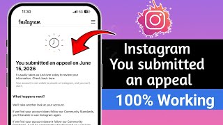 Details How To Fix “You Submitted An Appeal” Instagram Problem | Solve Instagram Appeal Issue News