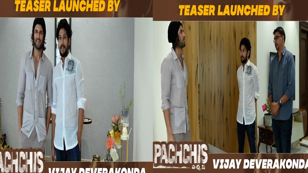 Pachchis Movie teaser launch visuals by Vijaya Devarakonda | Movie Teaser | Tollywood Nagar | Vijay