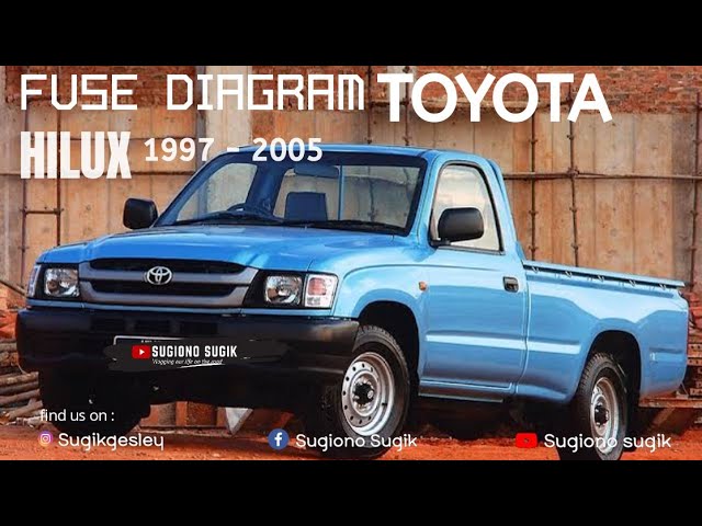TOYOTA HILUX FUSE DIAGRAM || 1997-2005 - YouTube