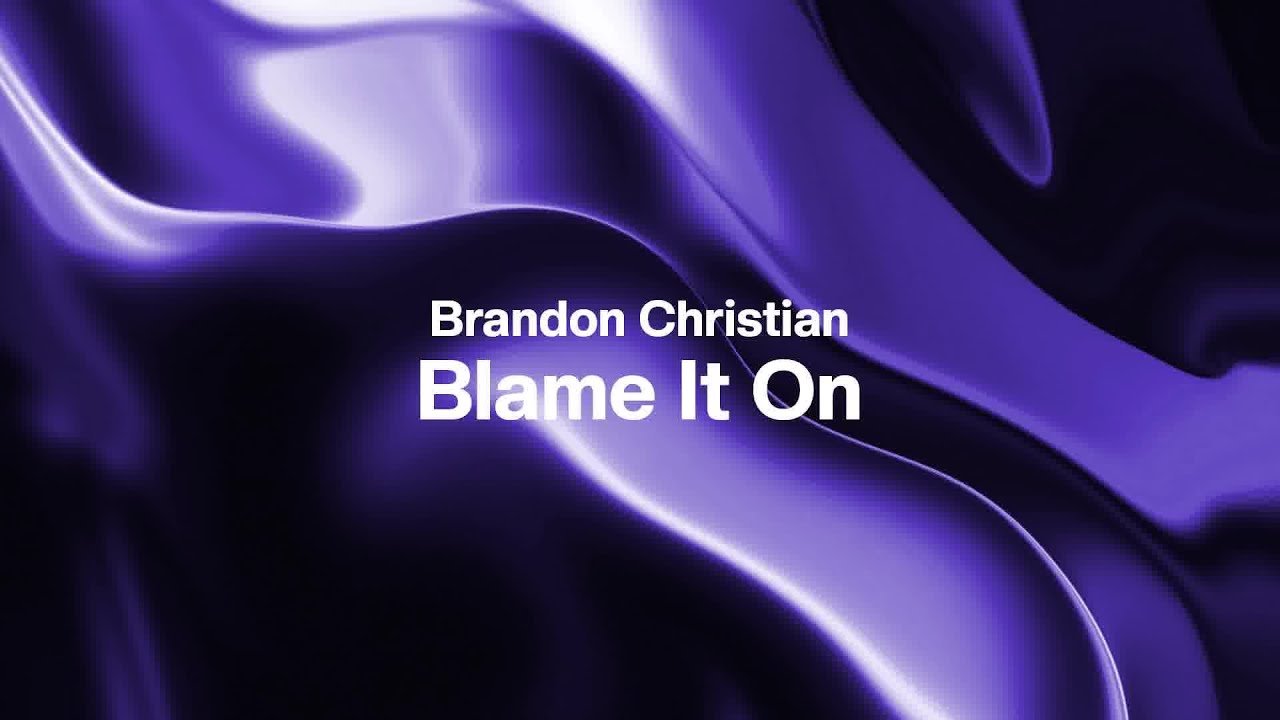 Brandon Christian Rapper Brandon Christian - Blame It On - YouTube