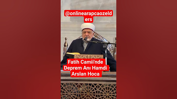 Fâtih Câmii'nde deprem anı Hamdi Arslan Hoca #deprem #istanbuldeprem #istanbuldepremi