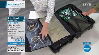 JOY Metallic E*Lite Travel Hardside Medium Dresser screenshot 4