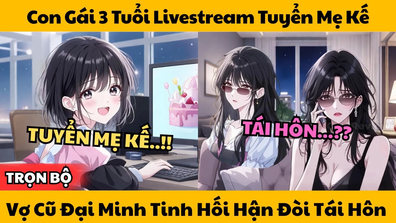 [Full] Con Gái 3 Tuổi Livestream Tuyển Mẹ Kế - Vợ Cũ Đại Minh Tinh Hối Hận Đòi Tái Hôn!!