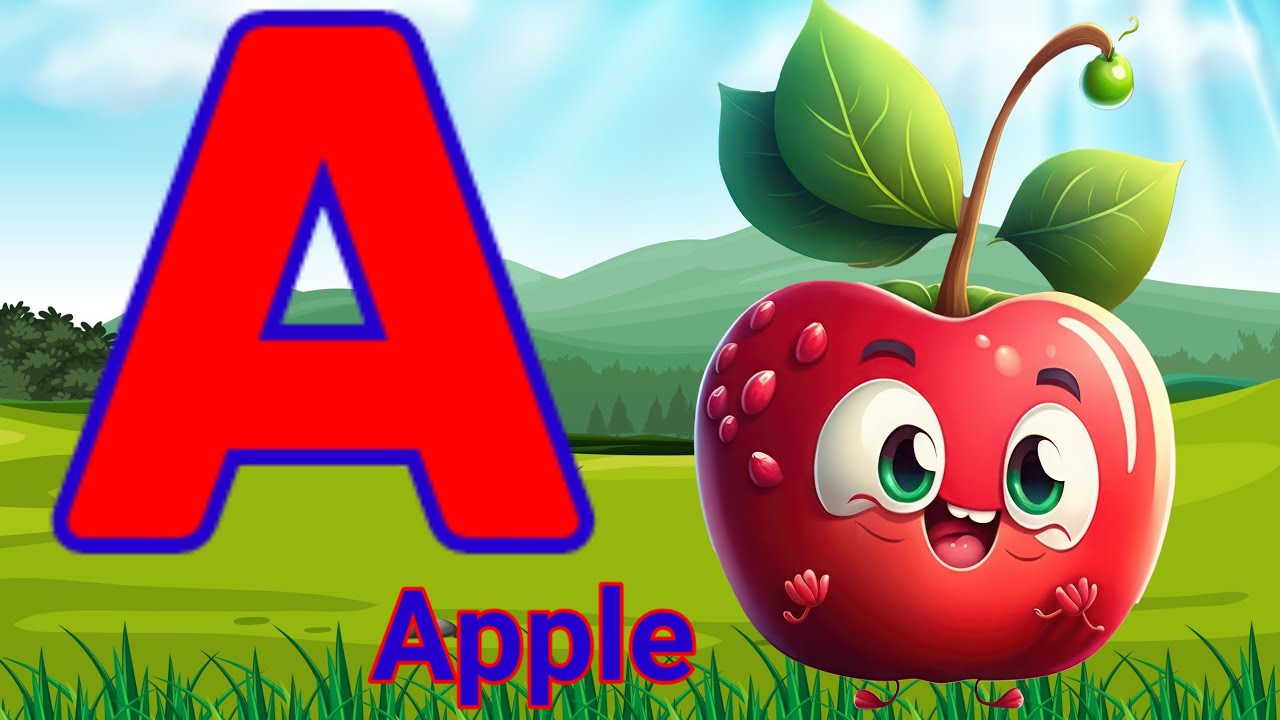 Phonics Song 2 with TWO Words in 3D - A For Airplane - ABC Alphabet Songs with Sounds for Children