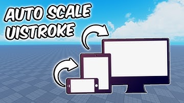 How to AUTO SCALE ui stroke in Roblox Studio!